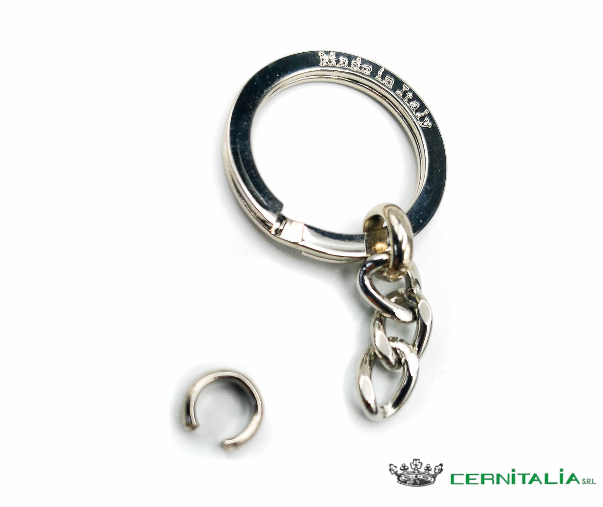 Portachiavi semilavorato “Made in Italy” con catena 3 maglie – Cernitalia  S.r.l. – e-shop